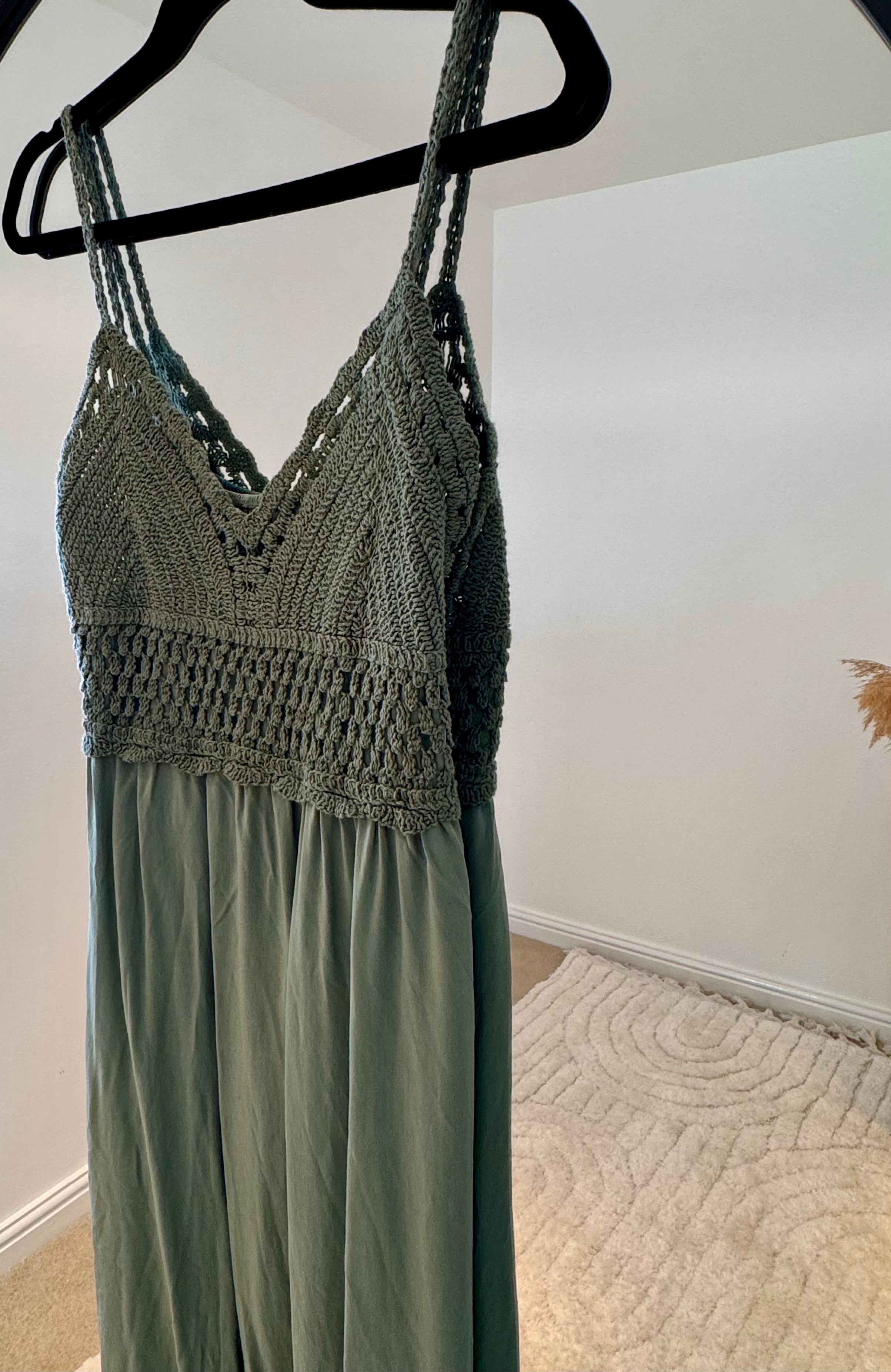 Crochet Top Maxi Dress | Various Colours