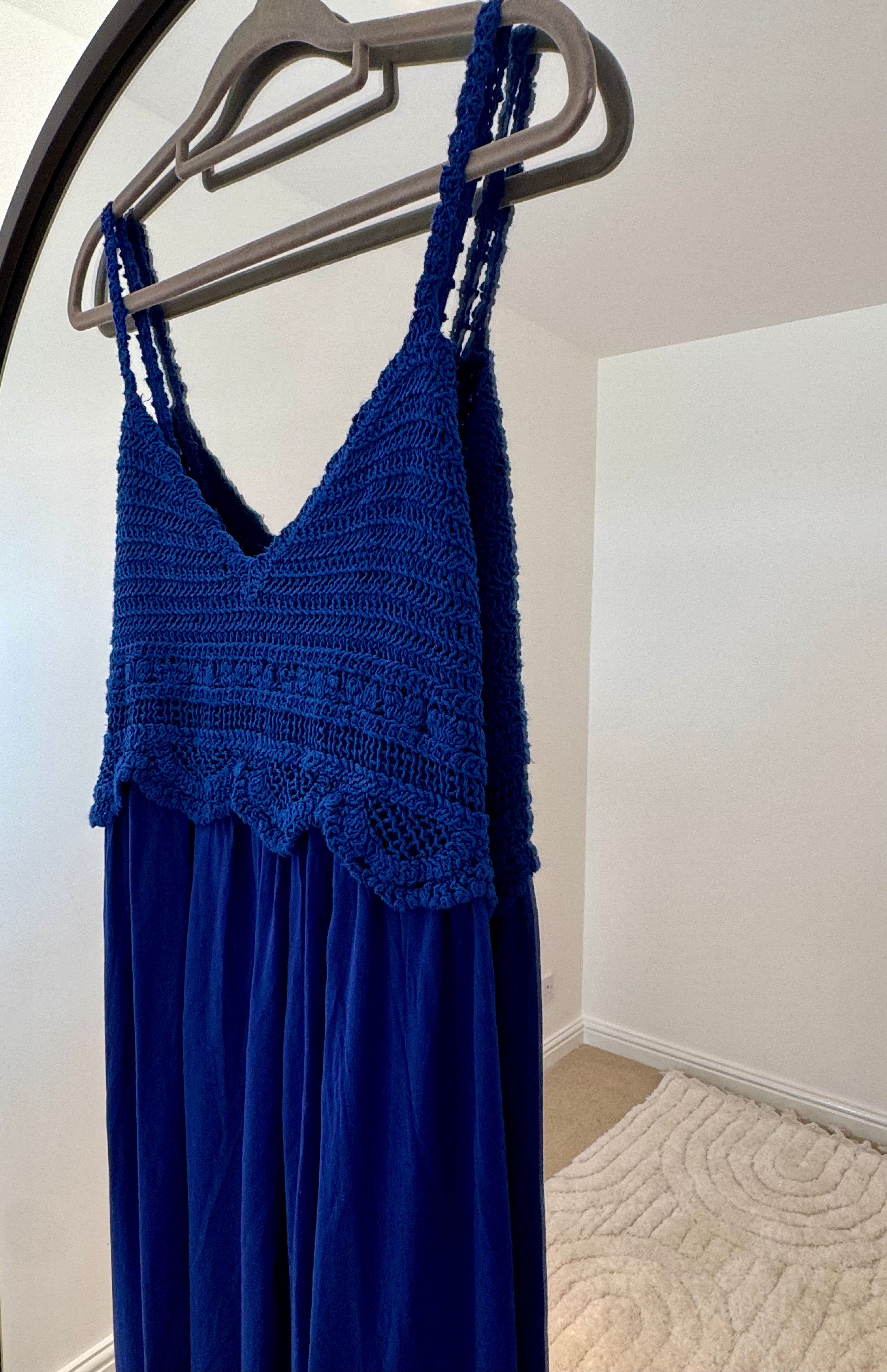 Crochet Top Maxi Dress | Various Colours