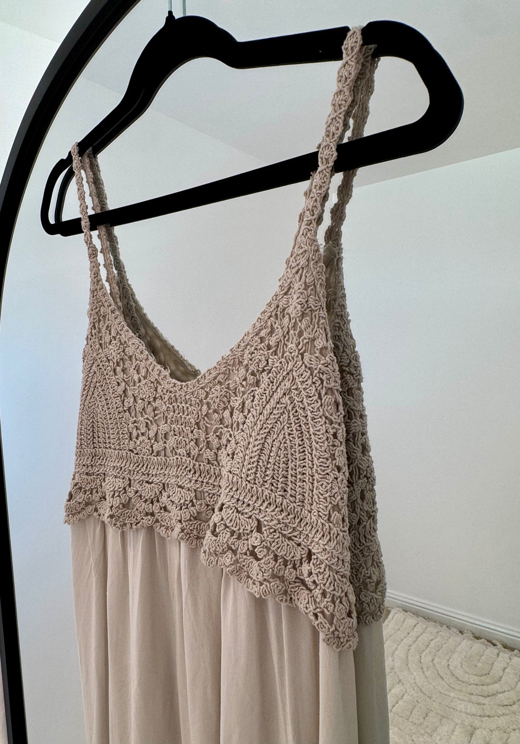 Crochet Top Maxi Dress | Various Colours