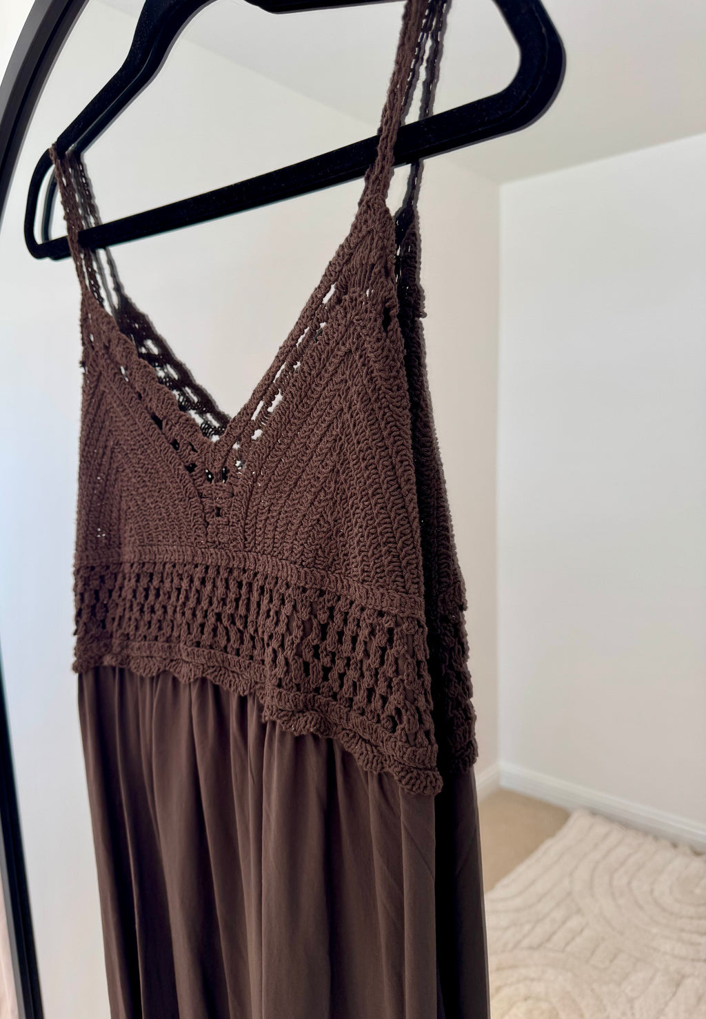 Crochet Top Maxi Dress | Various Colours