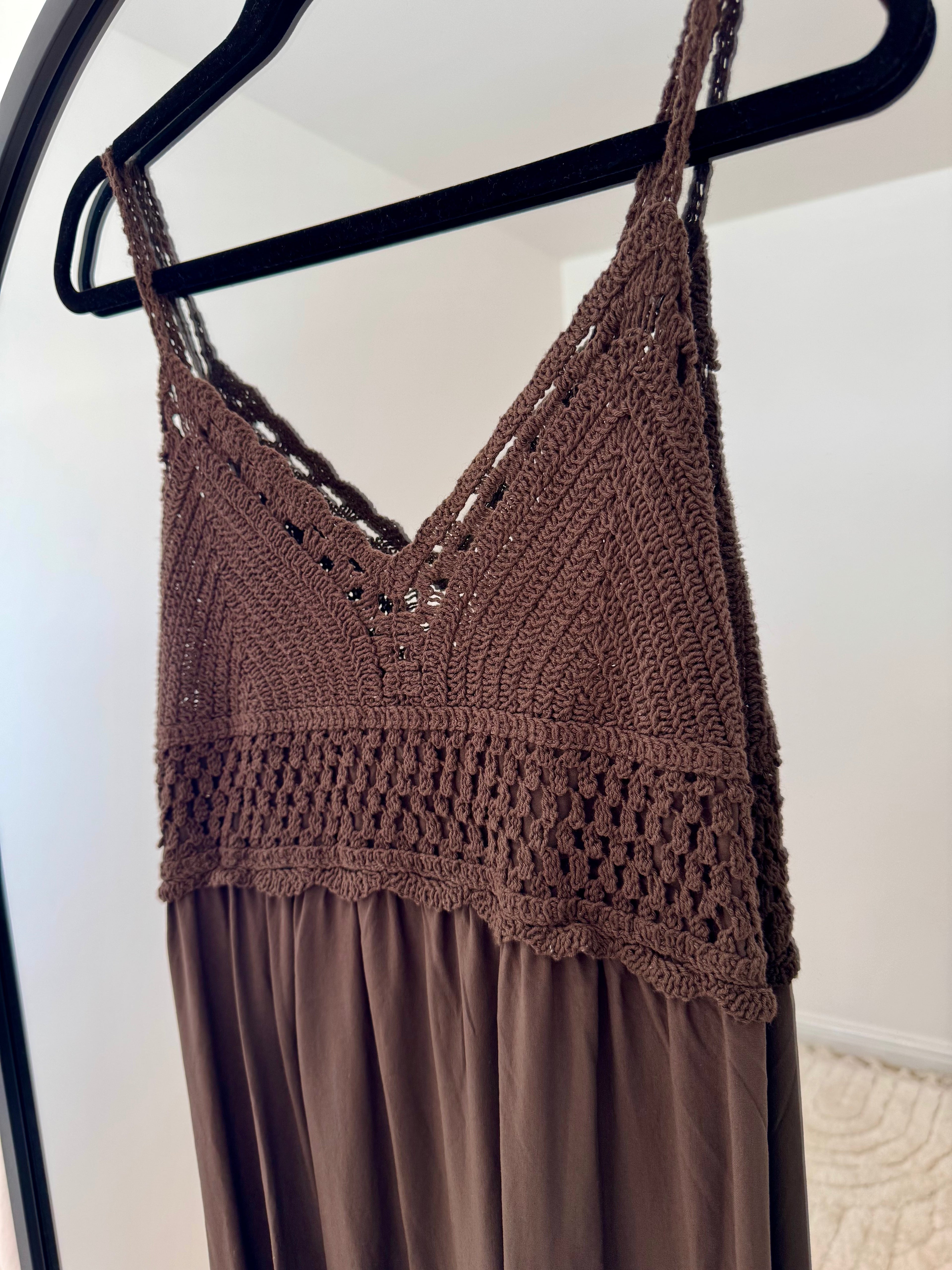 Crochet Top Maxi Dress | Various Colours