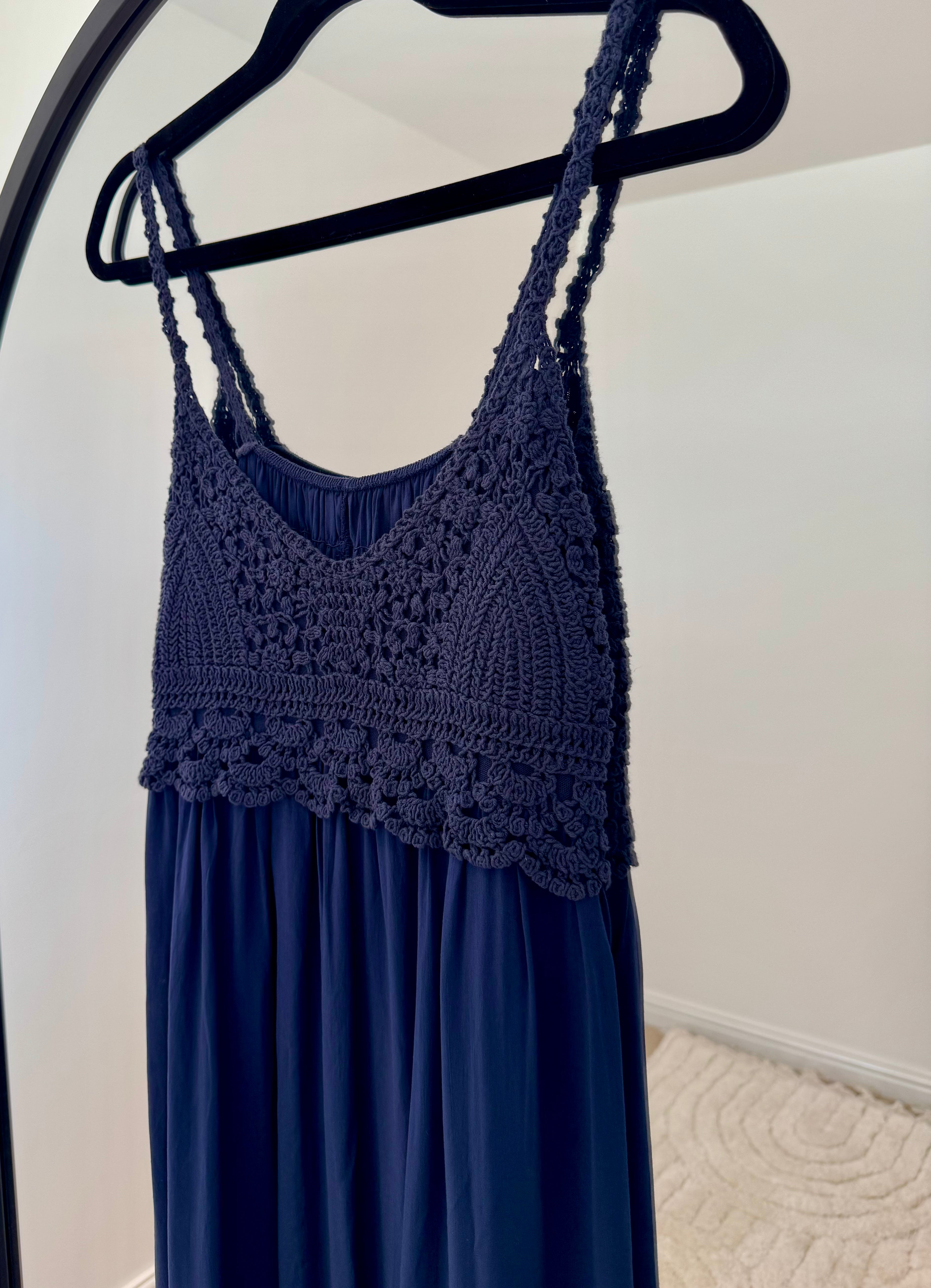 Crochet Top Maxi Dress | Various Colours