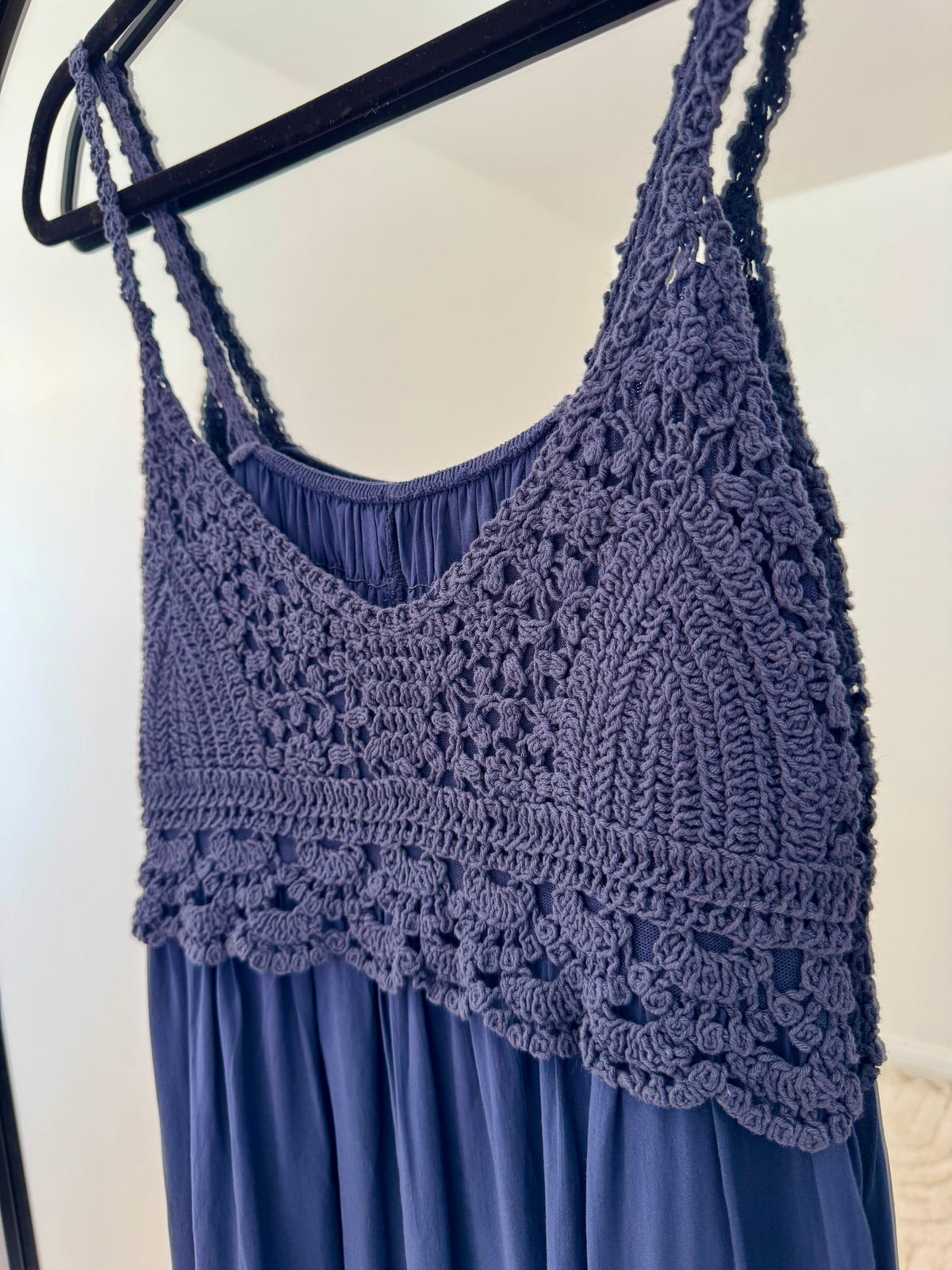 Crochet Top Maxi Dress | Various Colours