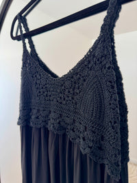 Crochet Top Maxi Dress | Various Colours