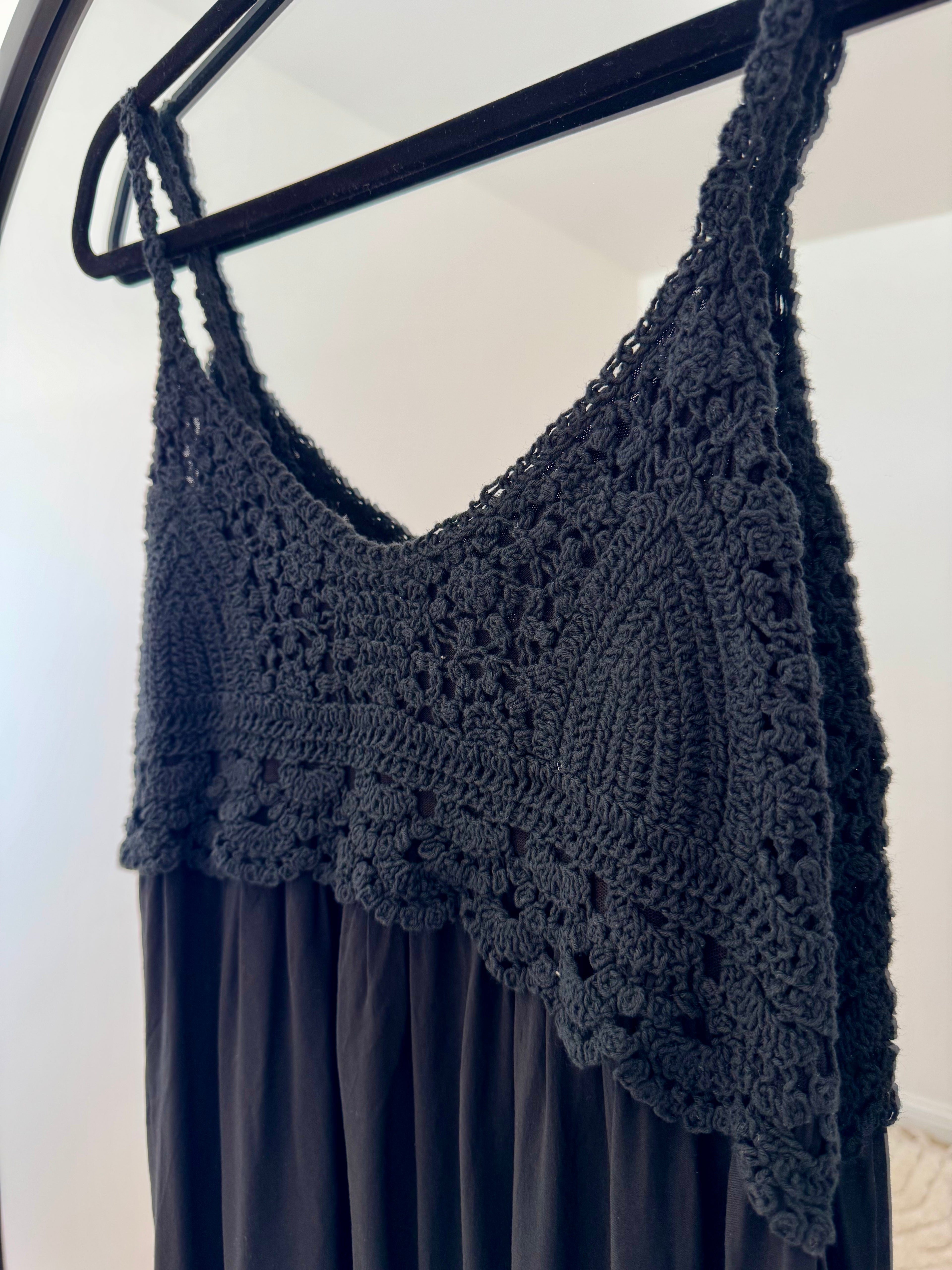 Crochet Top Maxi Dress | Various Colours