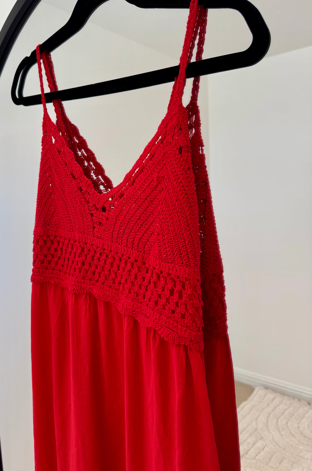 Crochet Top Maxi Dress | Various Colours