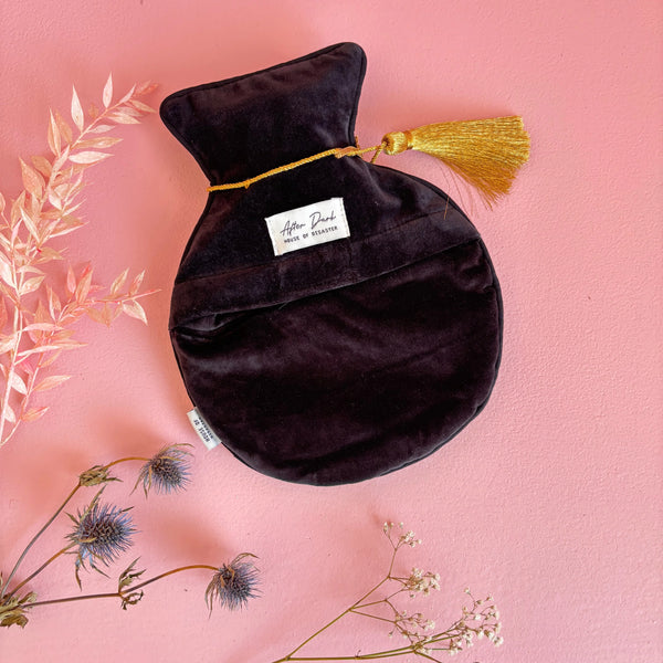 After Dark Black Celestial Hot Water Bottle