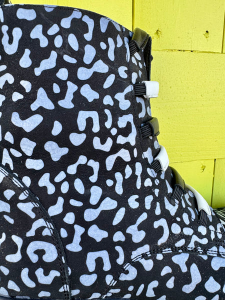 Adesso | Amelia Dalmation Ankle Boot | Black Multi