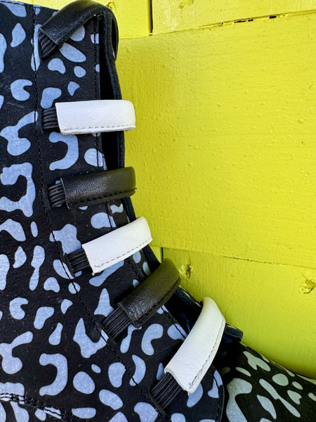 Adesso | Amelia Dalmation Ankle Boot | Black Multi