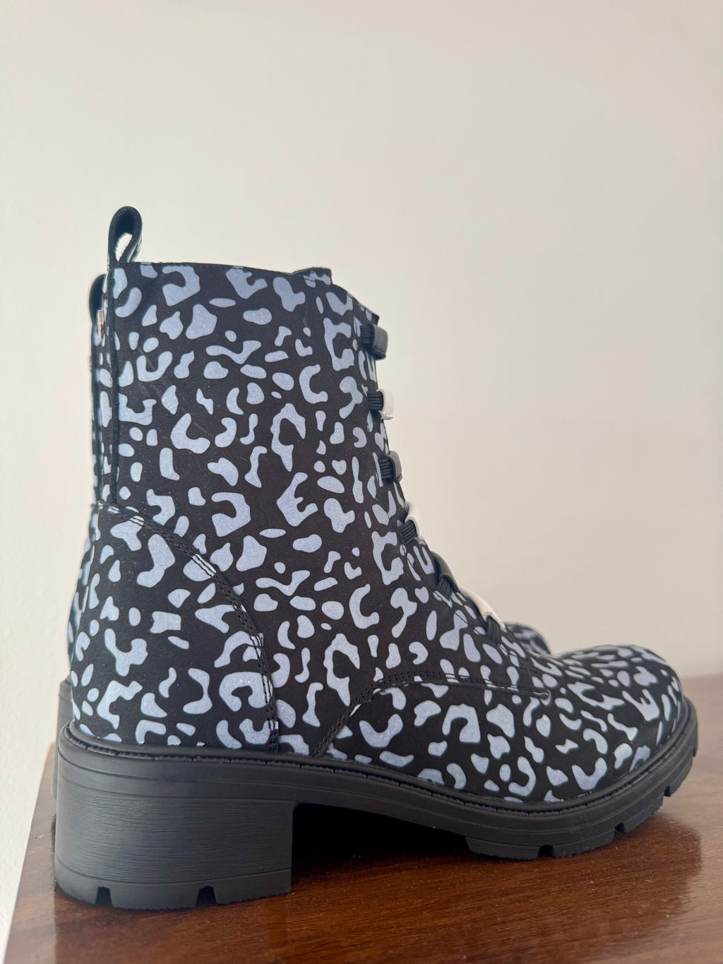 Adesso | Amelia Dalmation Ankle Boot | Black Multi