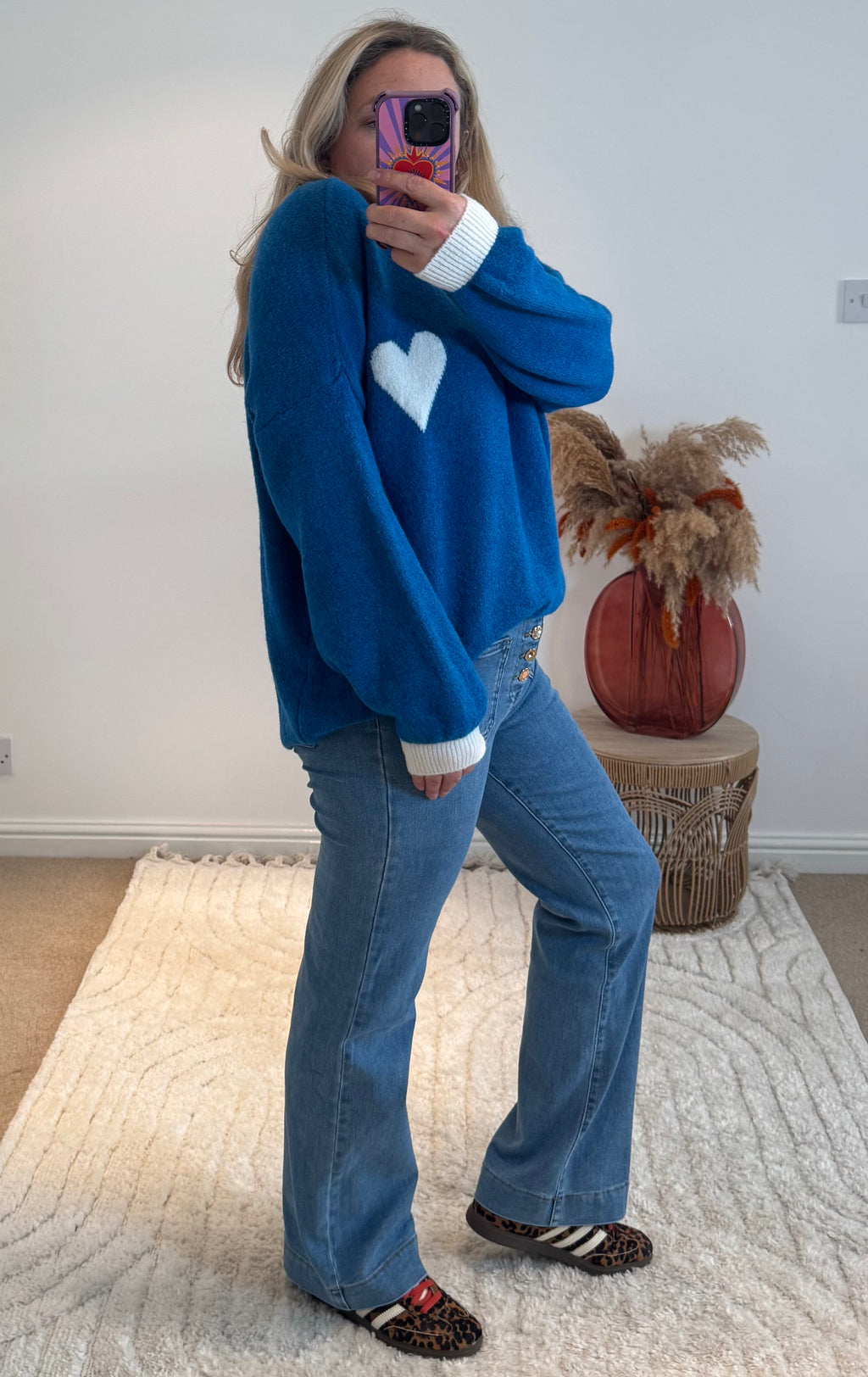 Folyrose Retro Wide Leg Jeans | Vintage Wash Denim