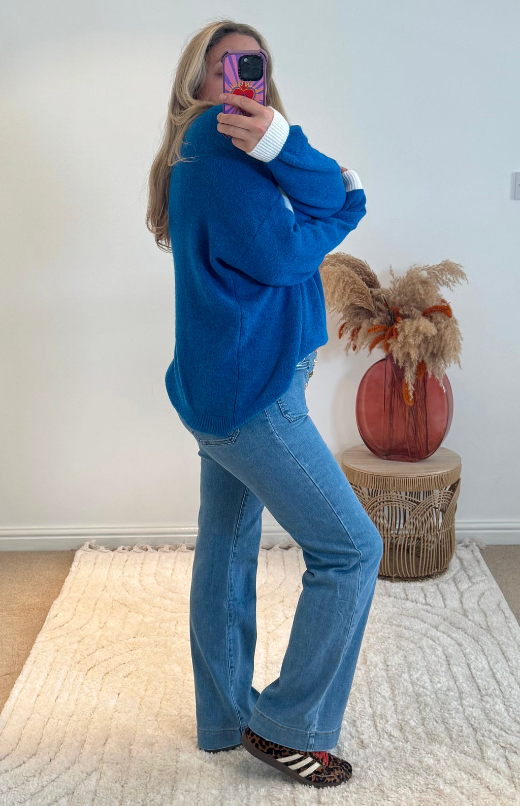 Folyrose Retro Wide Leg Jeans | Vintage Wash Denim