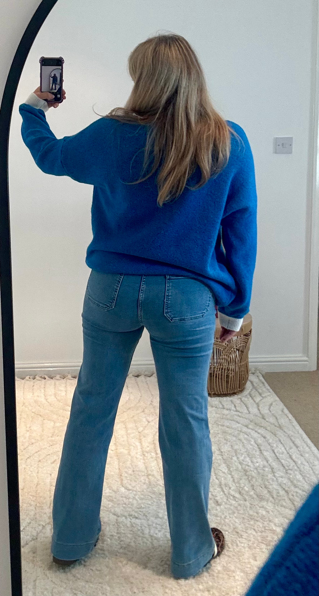 Folyrose Retro Wide Leg Jeans | Vintage Wash Denim