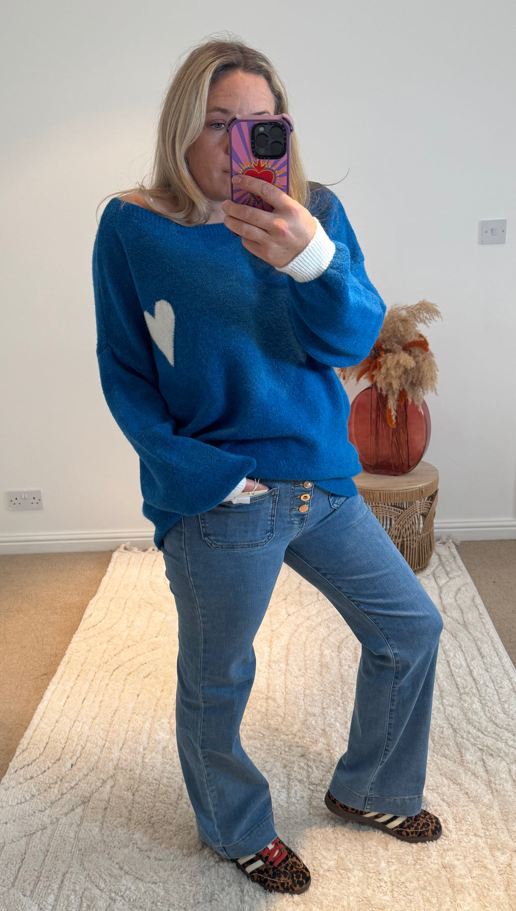 Folyrose Retro Wide Leg Jeans | Vintage Wash Denim