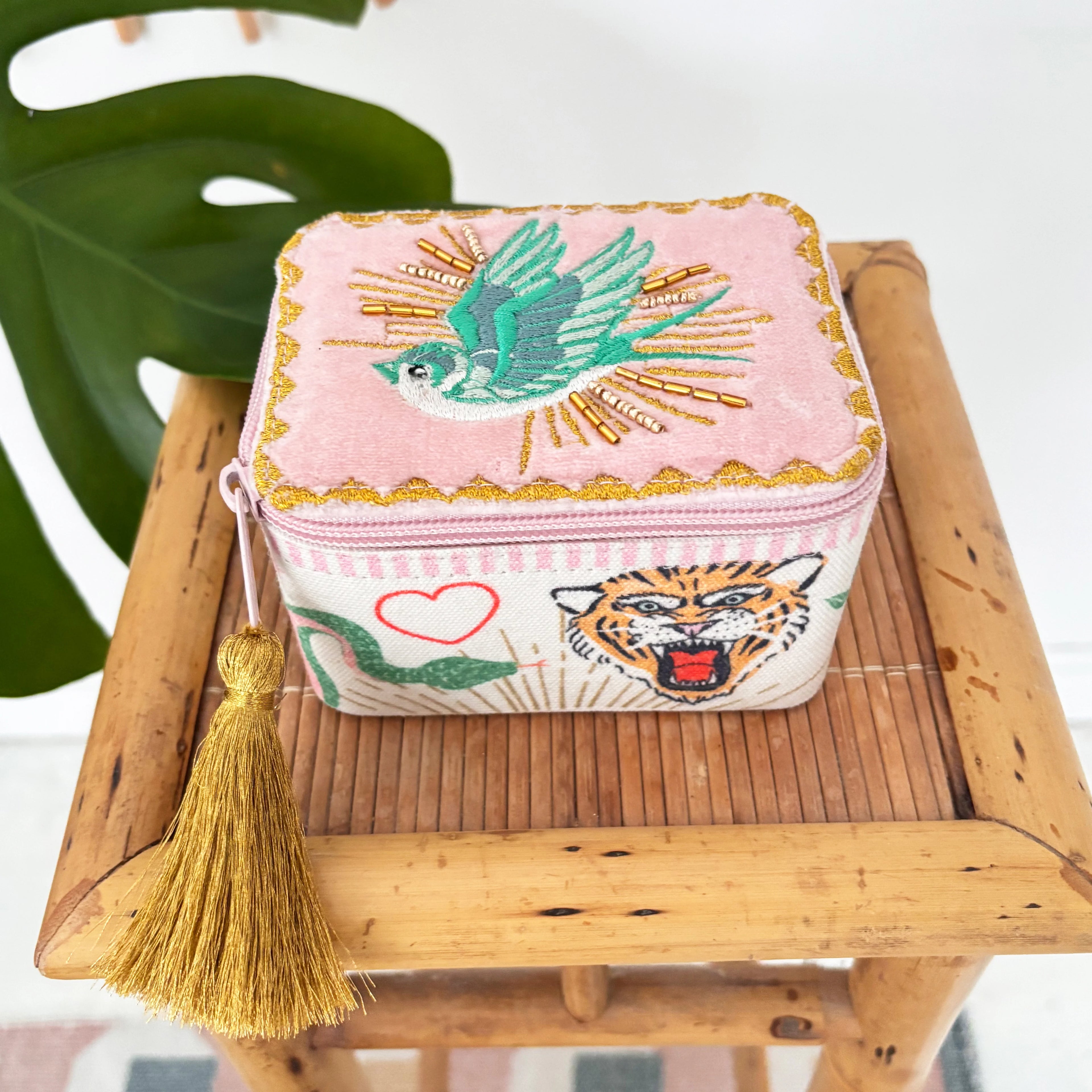 Inked Bird Jewellery Box