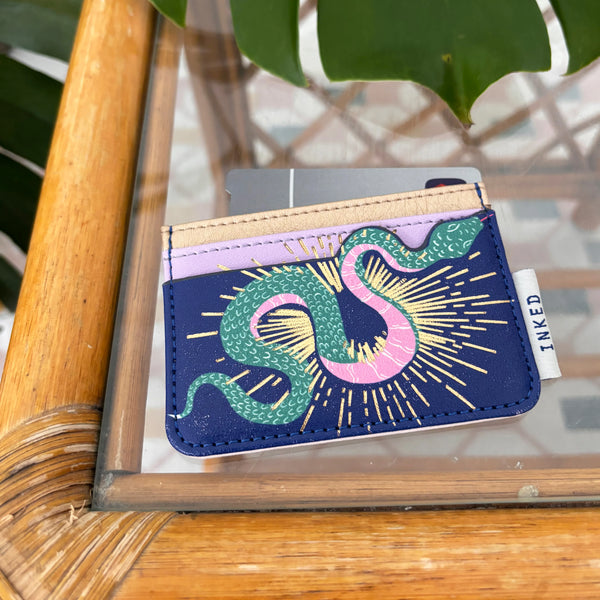 Inked Snake Cardholder