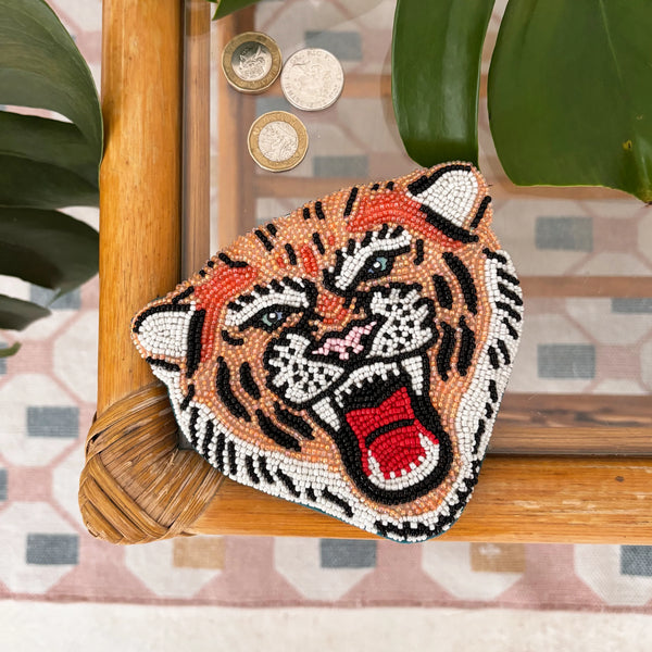 Inked Tiger Coin Purse