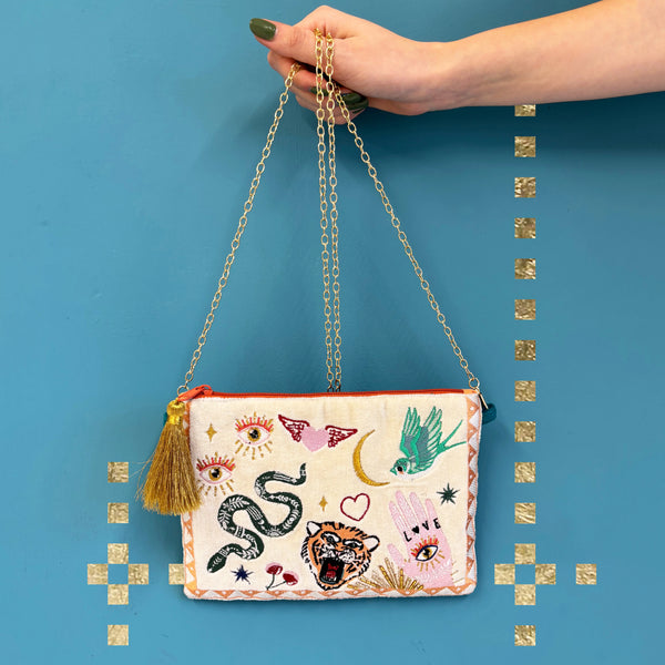 Inked Cross Body Bag