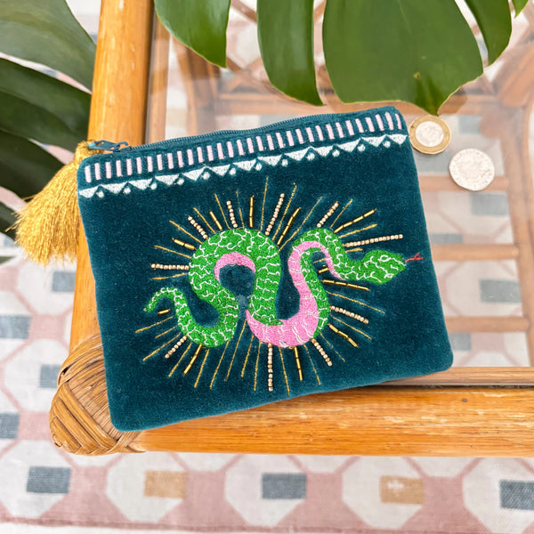 Inked Snake Pouch