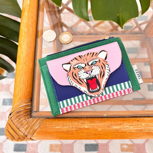 Inked Tiger Purse | Multi