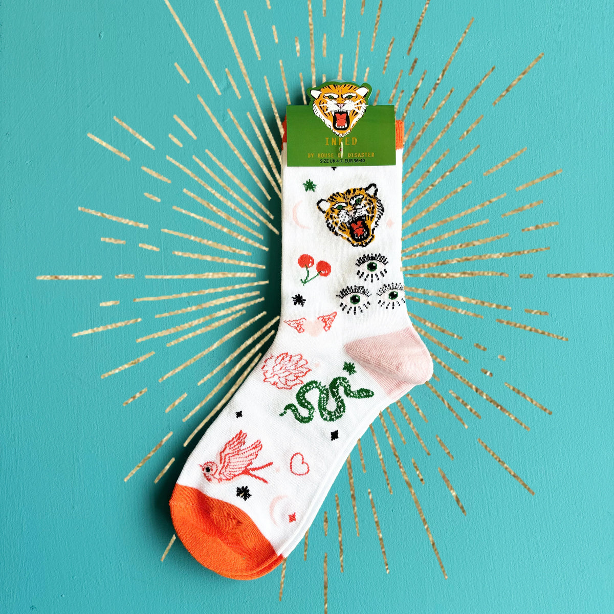 Inked Tiger Socks