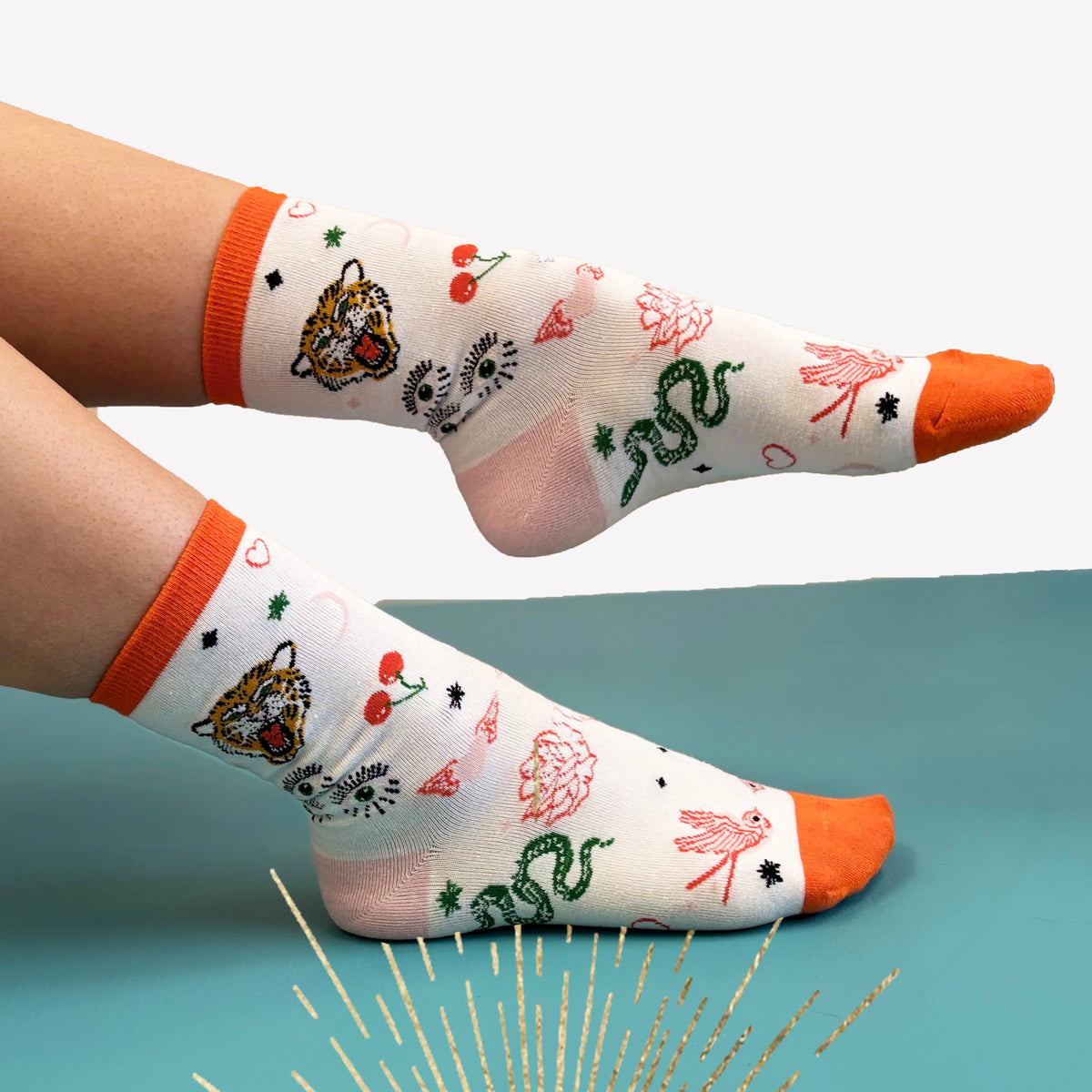 Inked Tiger Socks