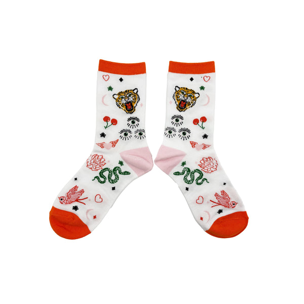Inked Tiger Socks