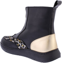 Adesso | Inga Zip Front Ankle Boot | Shimmering Lynx