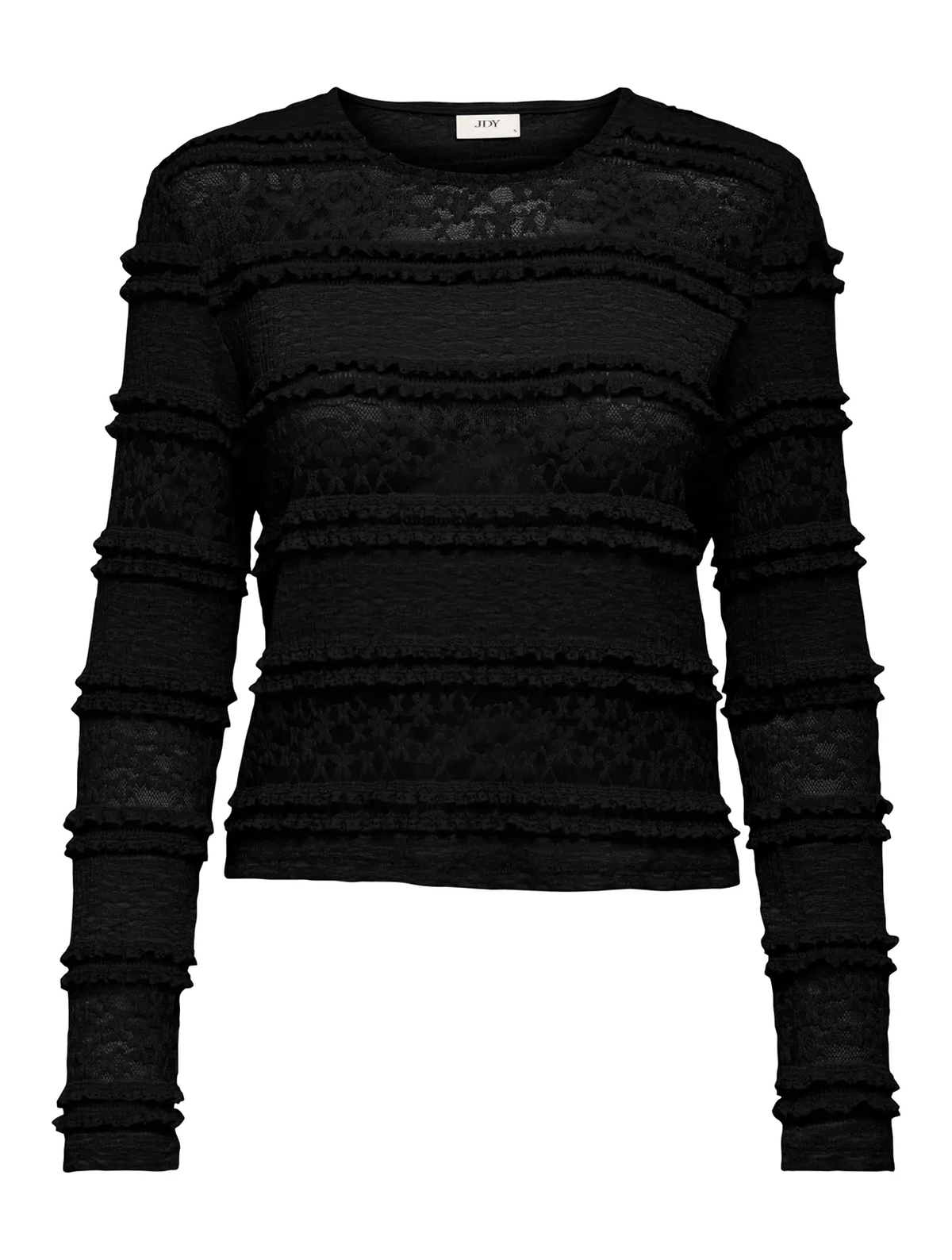 JDYSarah L/S Lace Top | Black