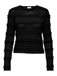 JDYSarah L/S Lace Top | Black