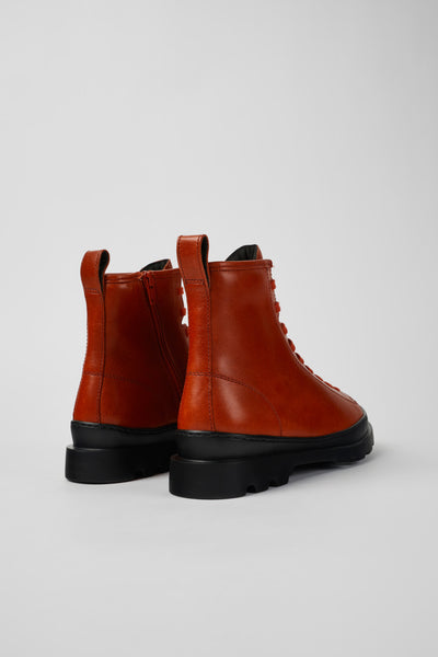 Camper | Brutus Lace Up Ankle Boot | Red