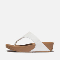 Fitflop|LULU Leather Toe-Post Sandals white
