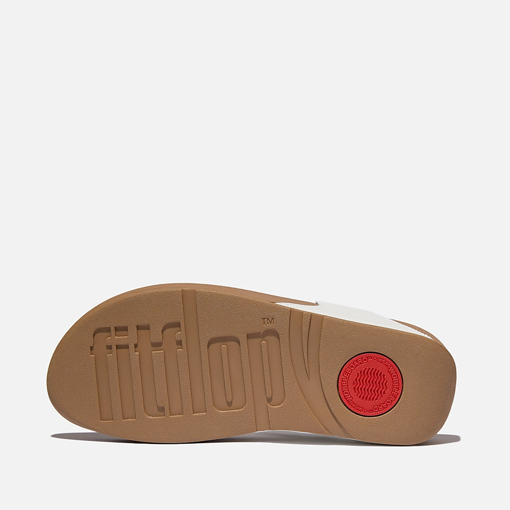 Fitflop|LULU Leather Toe-Post Sandals white