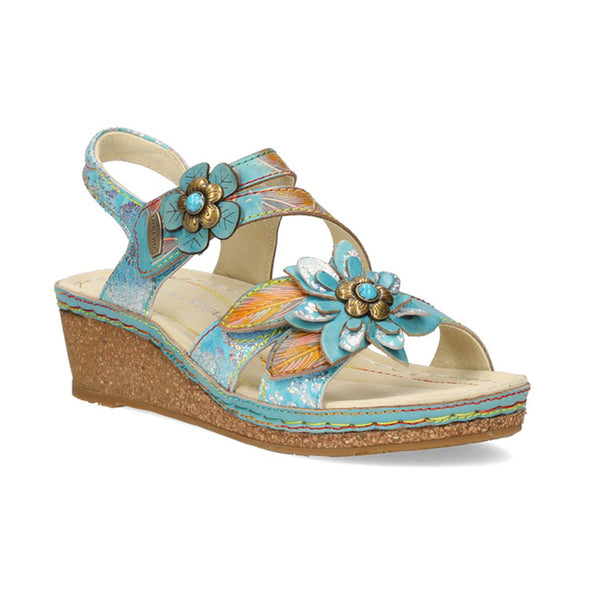 Facscineo 43 Wedge Sandal | Turquoise