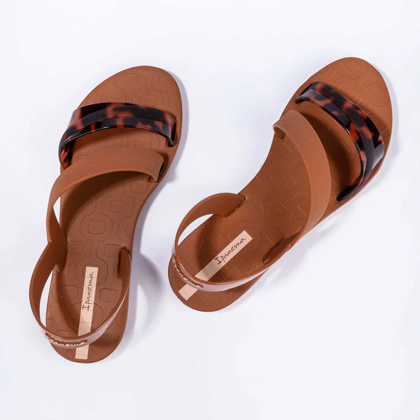 Vibrant Sandal | Brown/Turtle/Beige