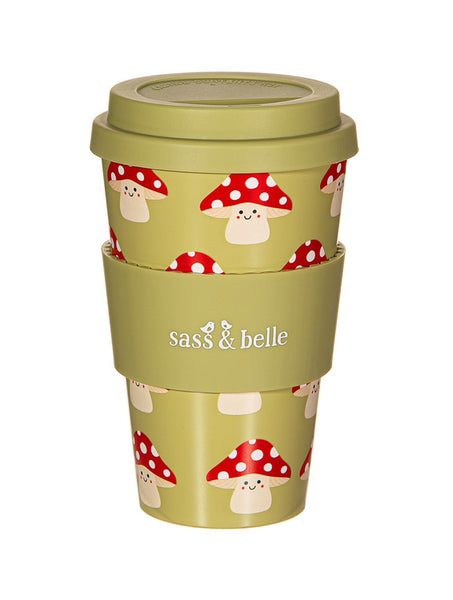 Mushroom Travel Coffee Cup