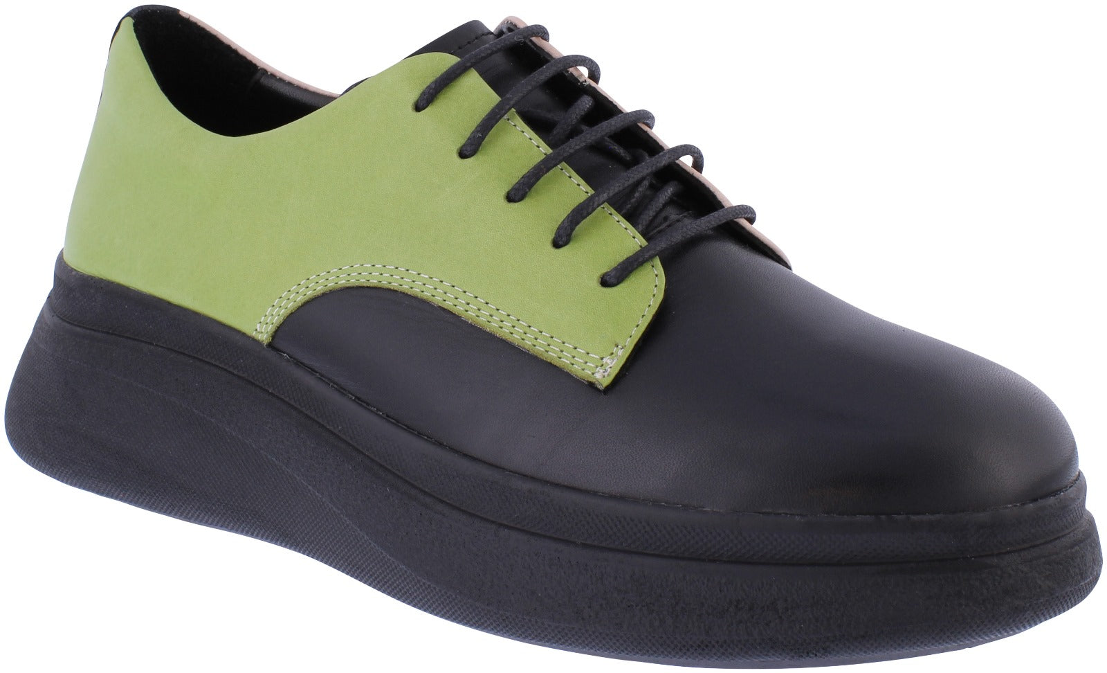 Adesso | Meris Leather Shoe | Lime Eclipse