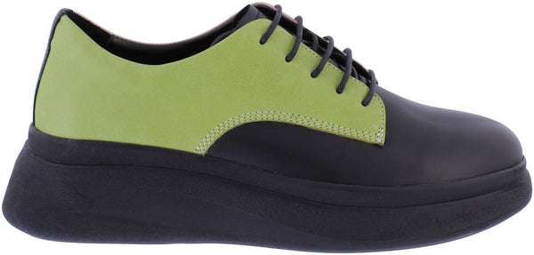 Adesso | Meris Leather Shoe | Lime Eclipse