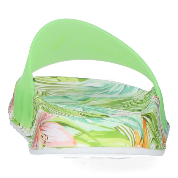 Nage 08 Tropical Print Slider | Green