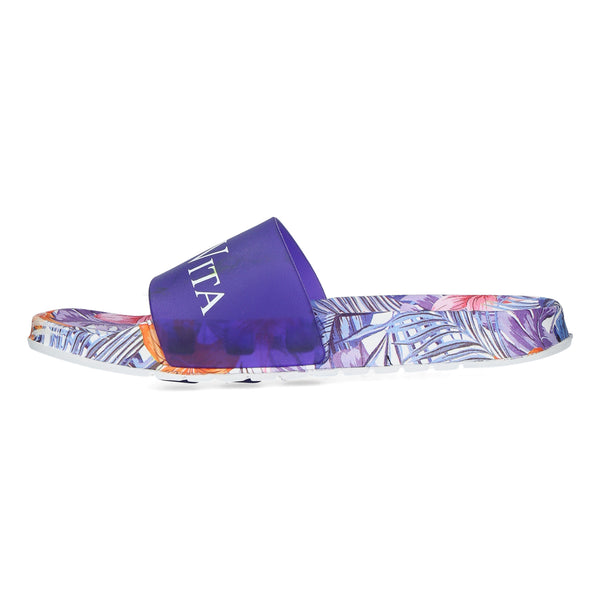 Nage 08 Tropical Print Slider | Violet