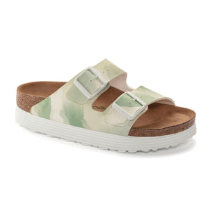 Papillio | Arizona Platform Vegan Sandal | Watercolor Khaki