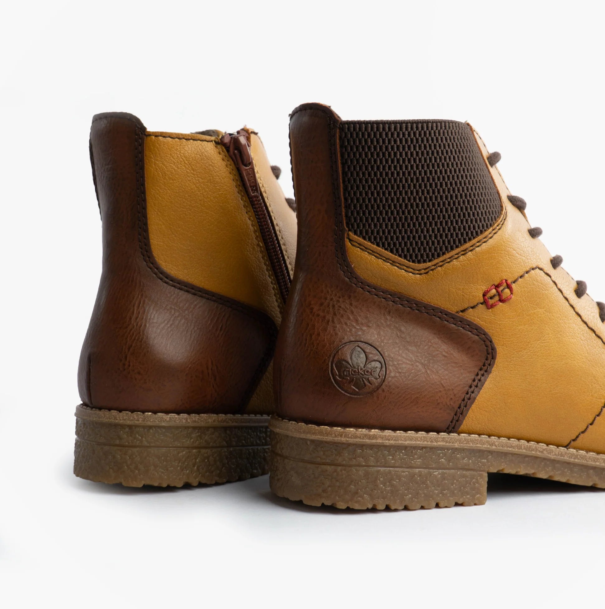 Rieker | 73522-68 | Lace Up Ankle Boot | Yellow