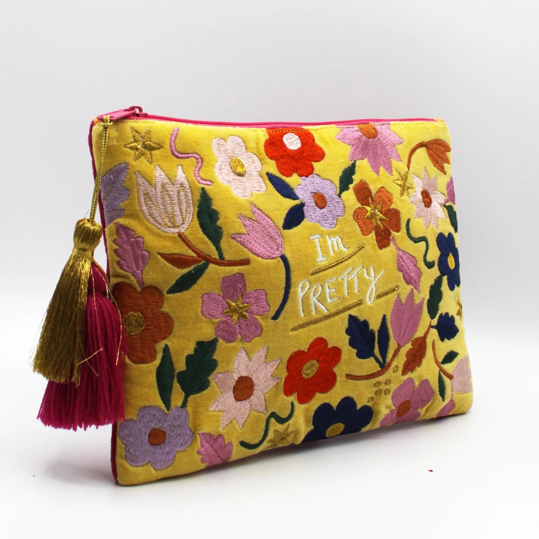 Small Talk Velvet Clutch | I'm Pretty..Pretty Damn Brilliant