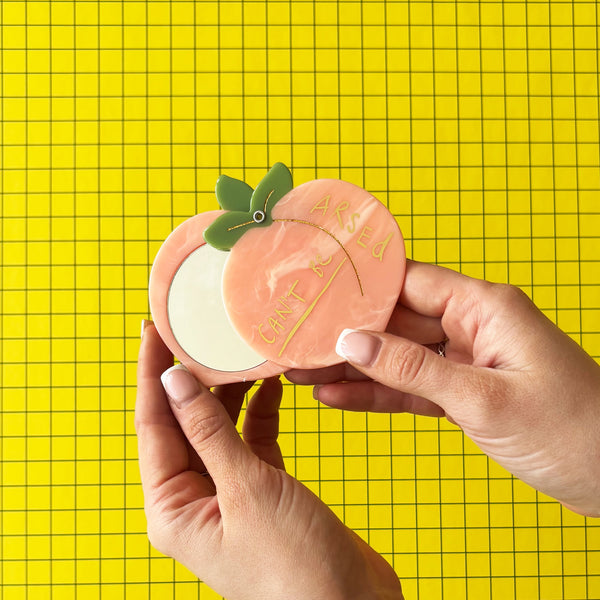 Small Talk 'Can't Be Arsed' Compact Mirror