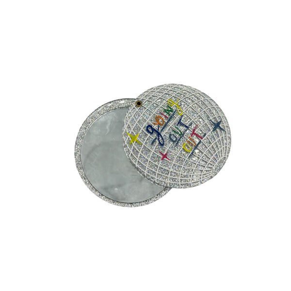 Small Talk Mirrorball Compact Mirror 'Going Out-Out'
