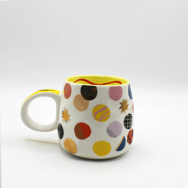 Small Talk 'I Work Hard' Mug