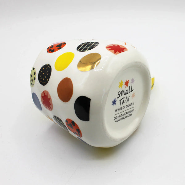 Small Talk 'I Work Hard' Mug