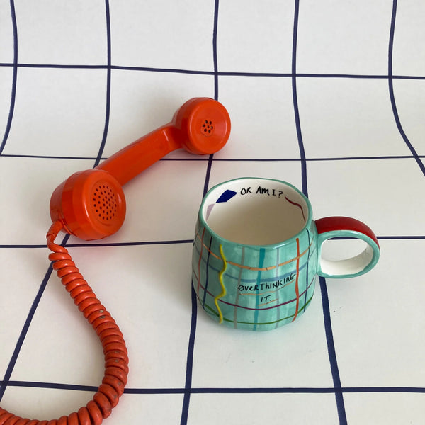 Small Talk 'Overthinking It' Mug