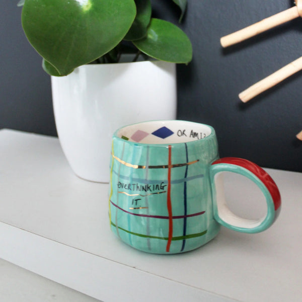 Small Talk 'Overthinking It' Mug