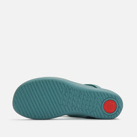 Fitflop|SOLAY Glossy-Disc Toe-Post Sandals Teal